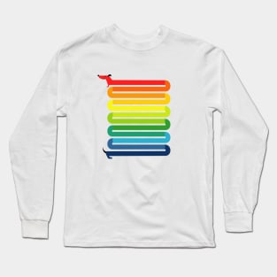 Rainbow Dog Long Sleeve T-Shirt